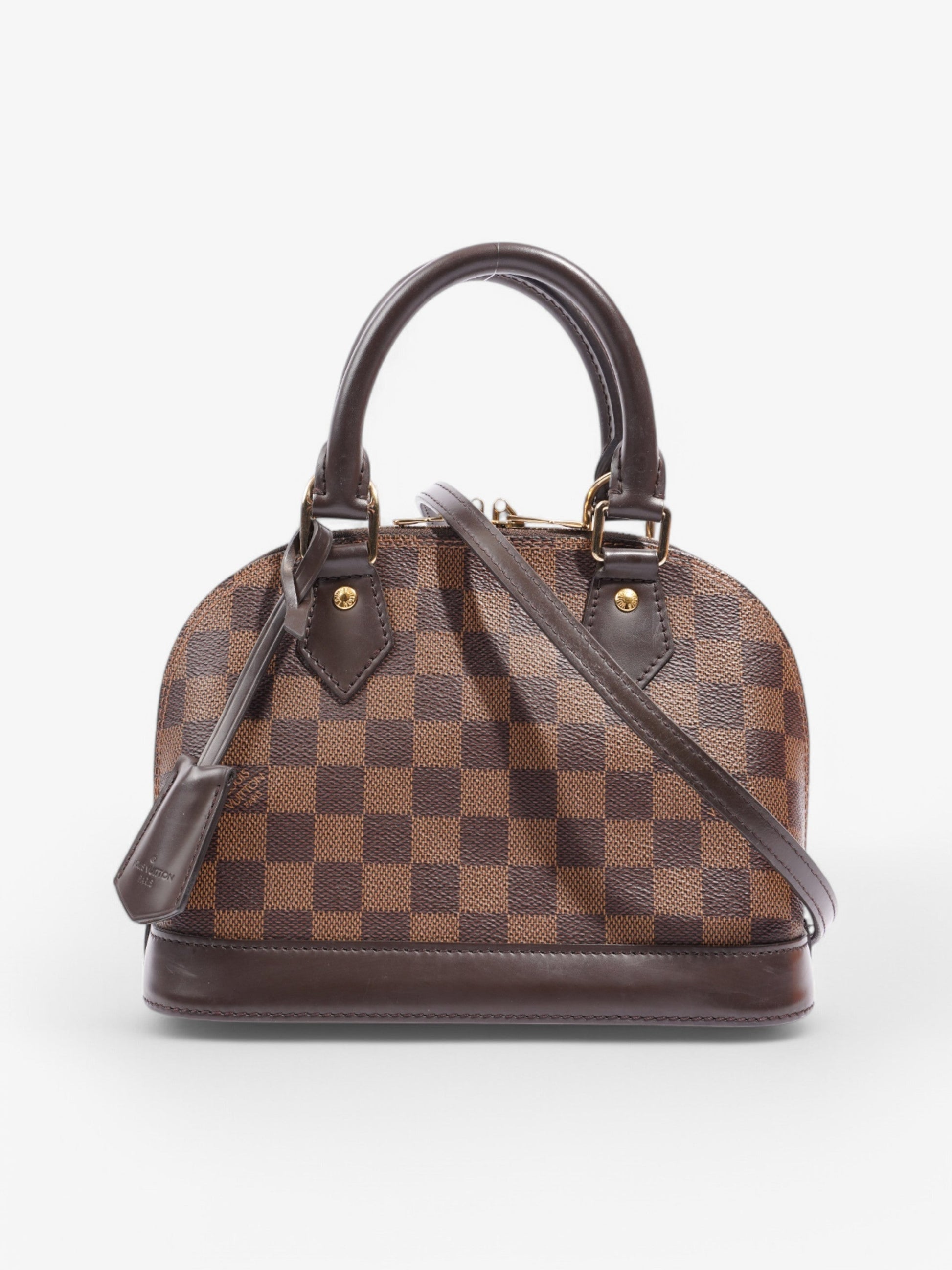 Louis Vuitton Alma Ebene Coated Damier Canvas Coated Canvas Apparel