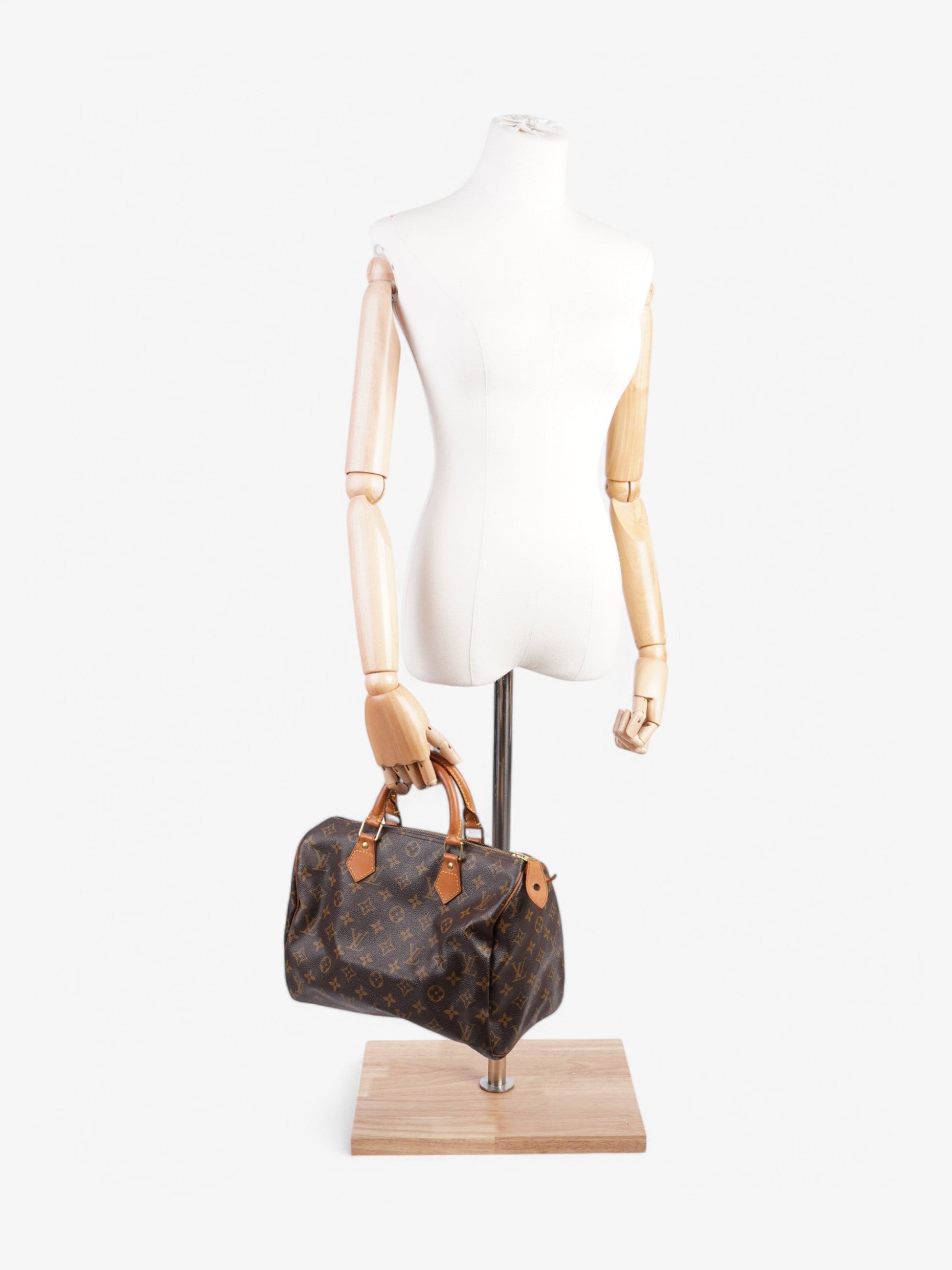 Louis Vuitton Speedy Coated 30 Monogram Canvas Coated Canvas Apparel Canvas 198