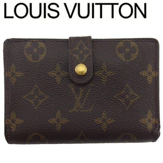 Louis Vuitton Bifold Dark x Portefeuille Vienova Brown Beige Wallet Case
