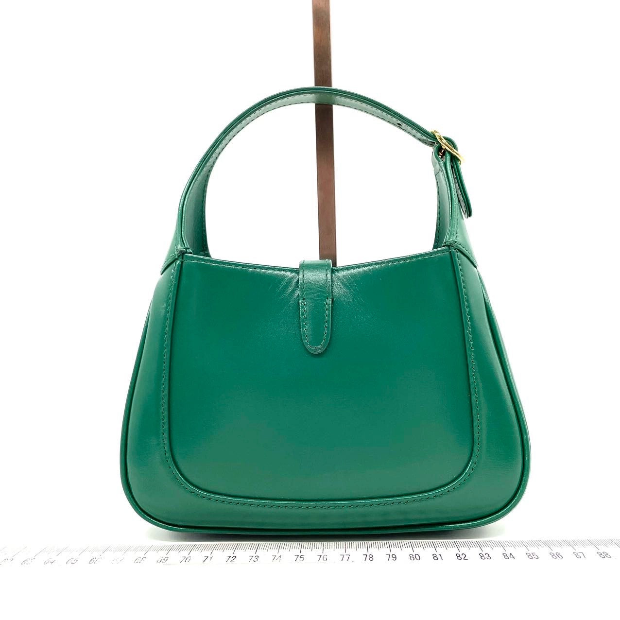 Gucci Jackie Adjustable Strap Leather Green Mini Travel Bag Strap 3