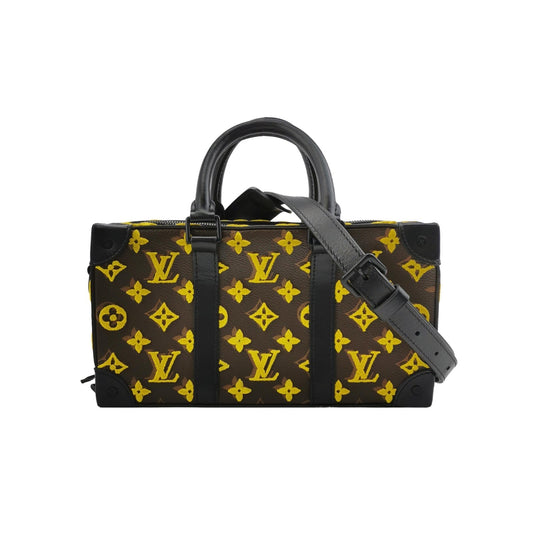 Louis Vuitton Soft Trunk Speedy Tuffetage Yellow Monogram Handbag