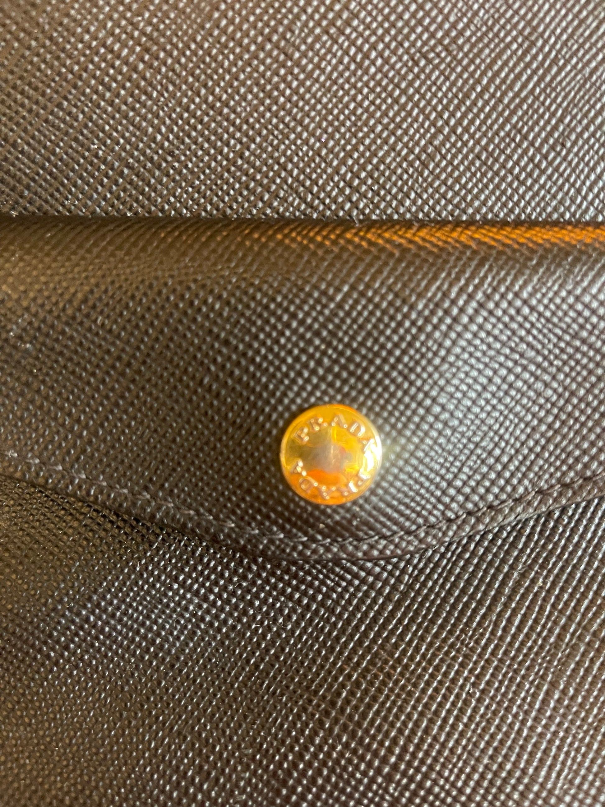 Prada Front Pocket Tote Bag Saffiano
