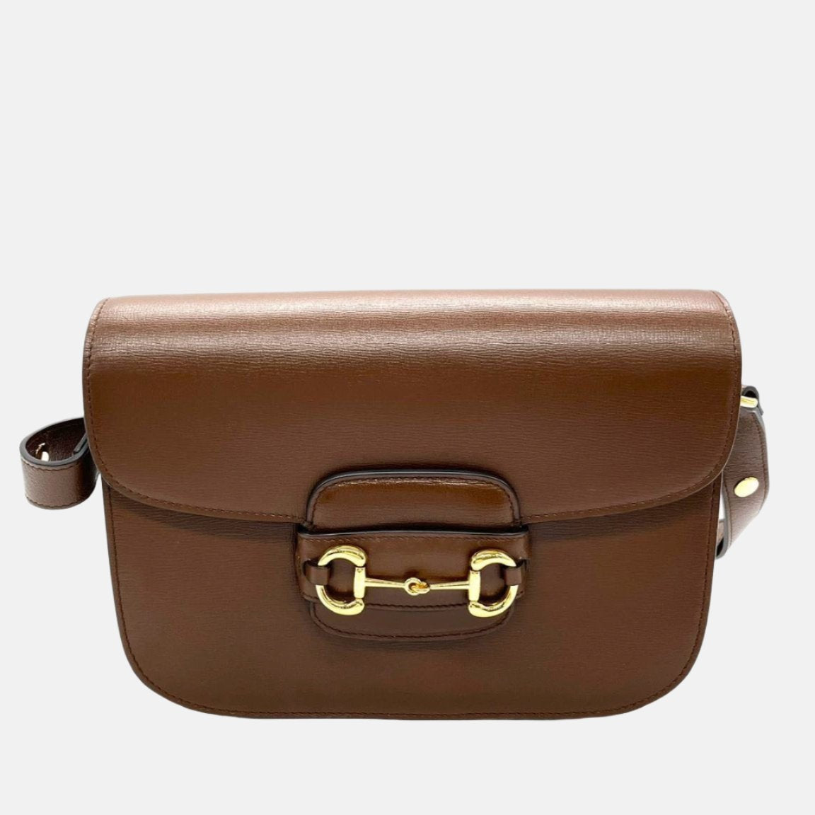 Gucci Horsebit Caramel Never Worn Leather Brown Small Shoulder Bag