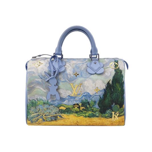 Louis Vuitton x Jeff Koons Speedy 30 Van Handbag Bag 4