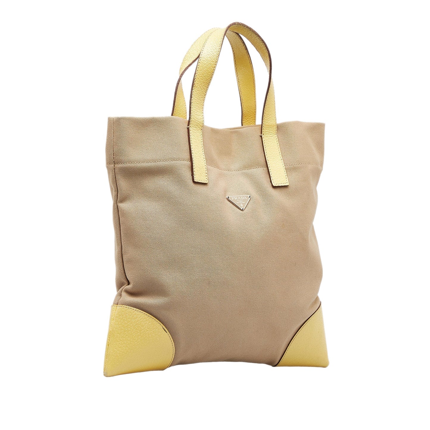 Prada Canapa Tote Beige Tote Bag
