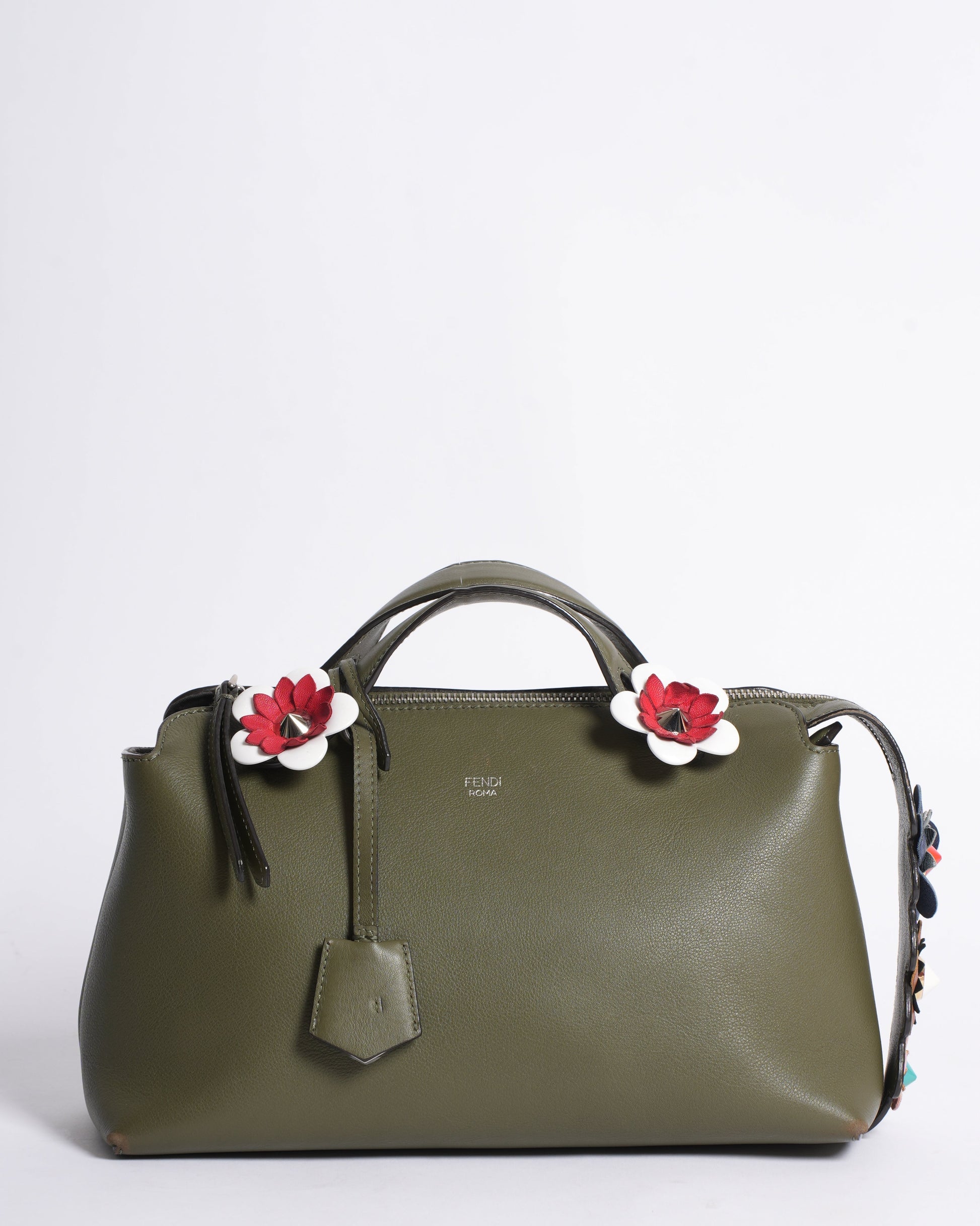 Fendi Handbag By The Way Leather Top Handle