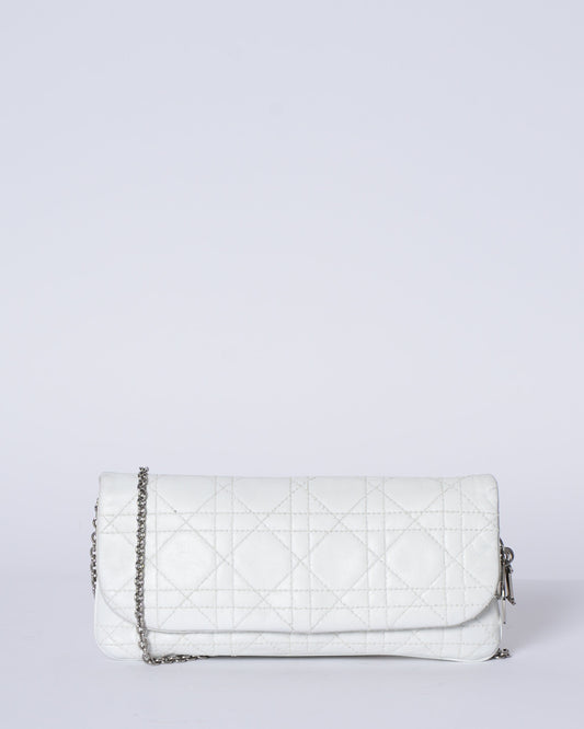 Dior Handbag CAnnage Crossbody Bag In White