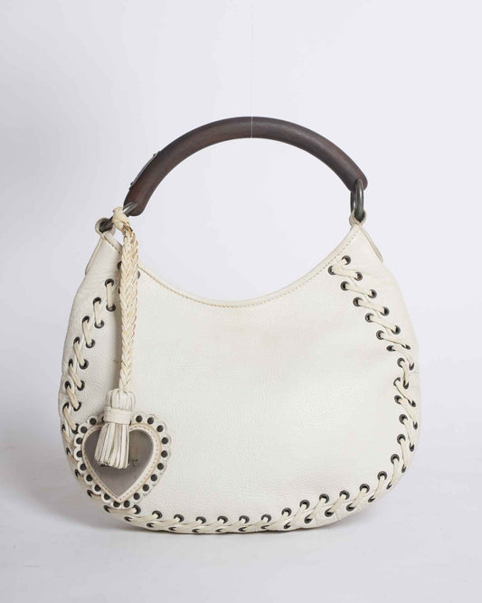 Dior Handbag Christian Ethnic Hobo Bag Leather Top Handle