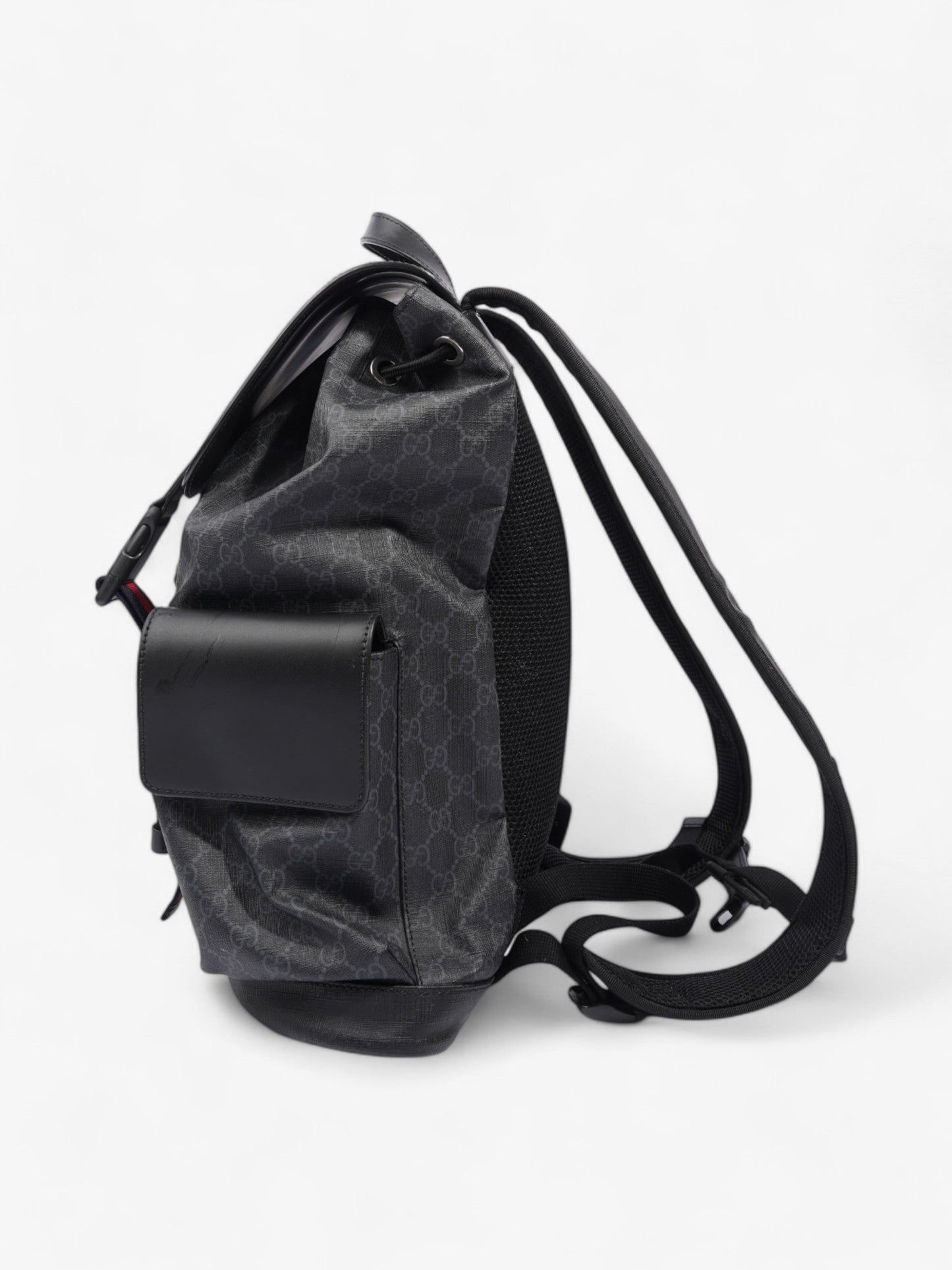 Gucci Backpack Supreme Red Leather Canvas