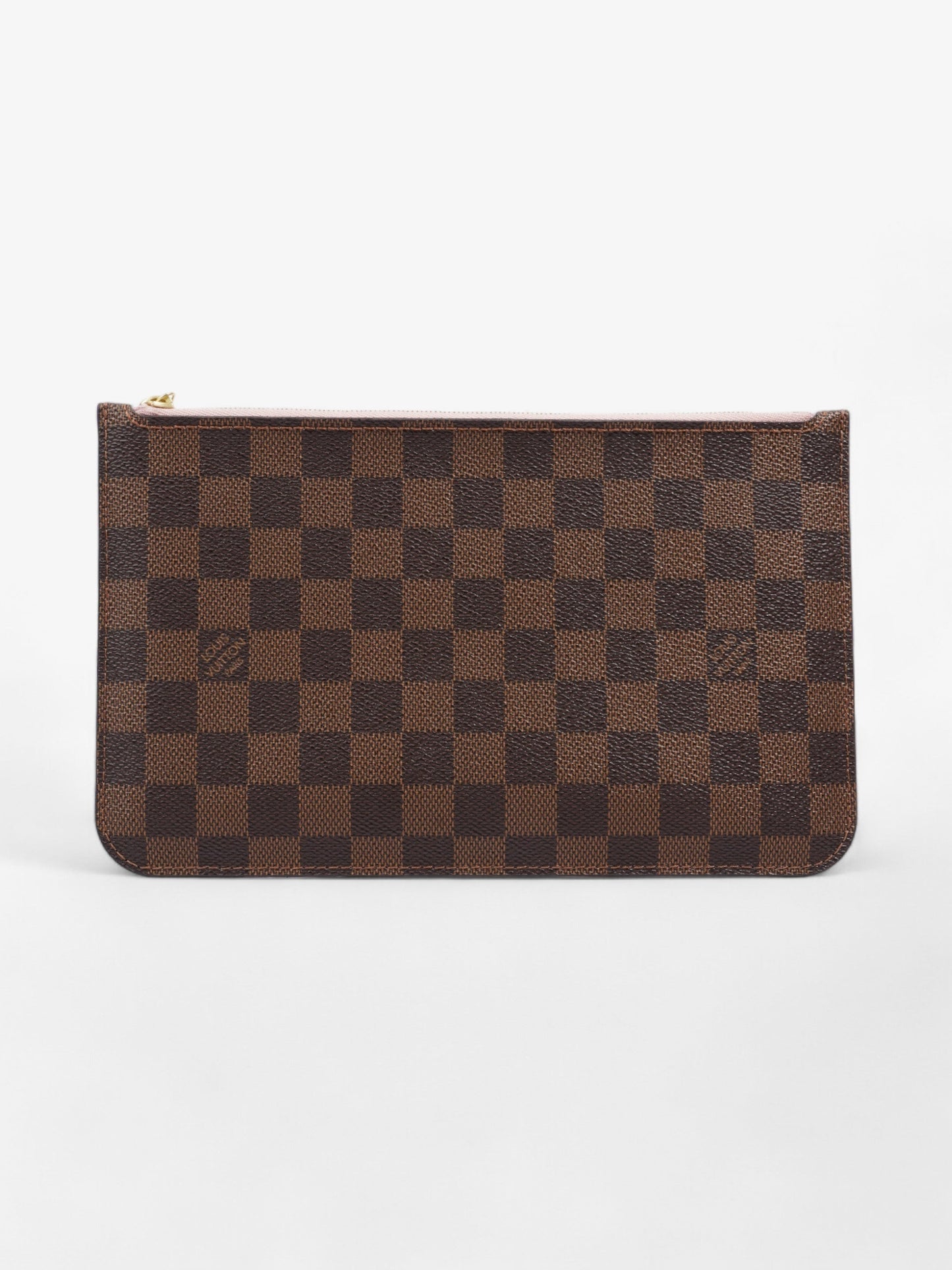 Louis Vuitton Neverful Pochette Ebene Coated Damier Canvas Coated Canvas Apparel Coated Canvas