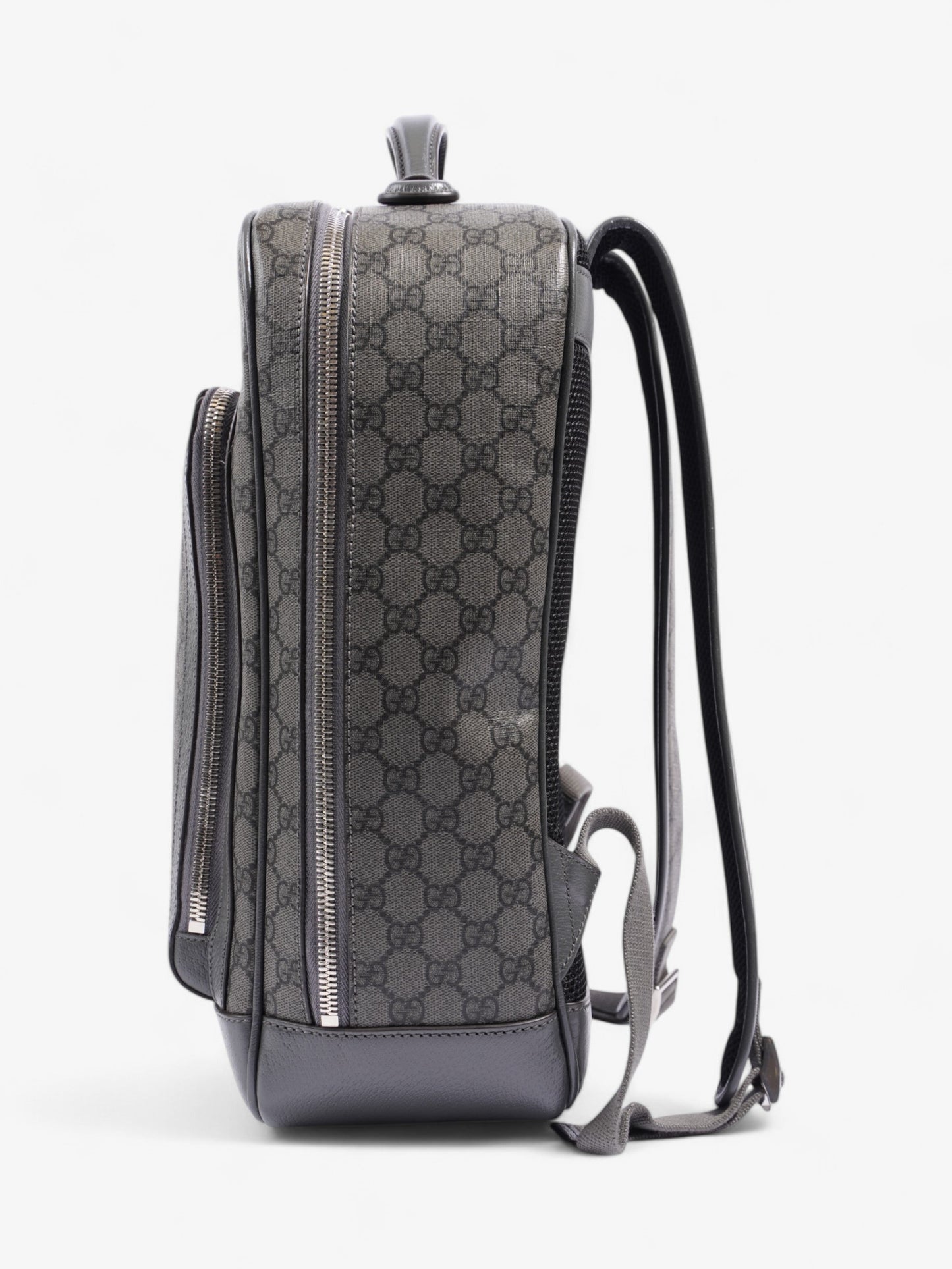 Gucci Ophidia Backpack Supreme Grey Canvas Medium