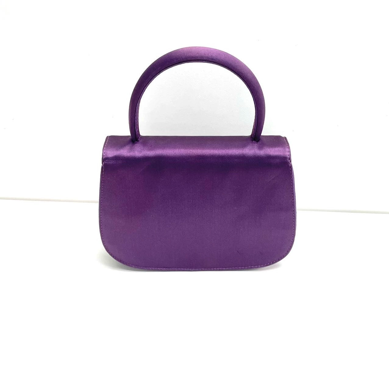 Gucci Horsebit Night Super Purple Strap Satin Mini Top Handle Travel Bag