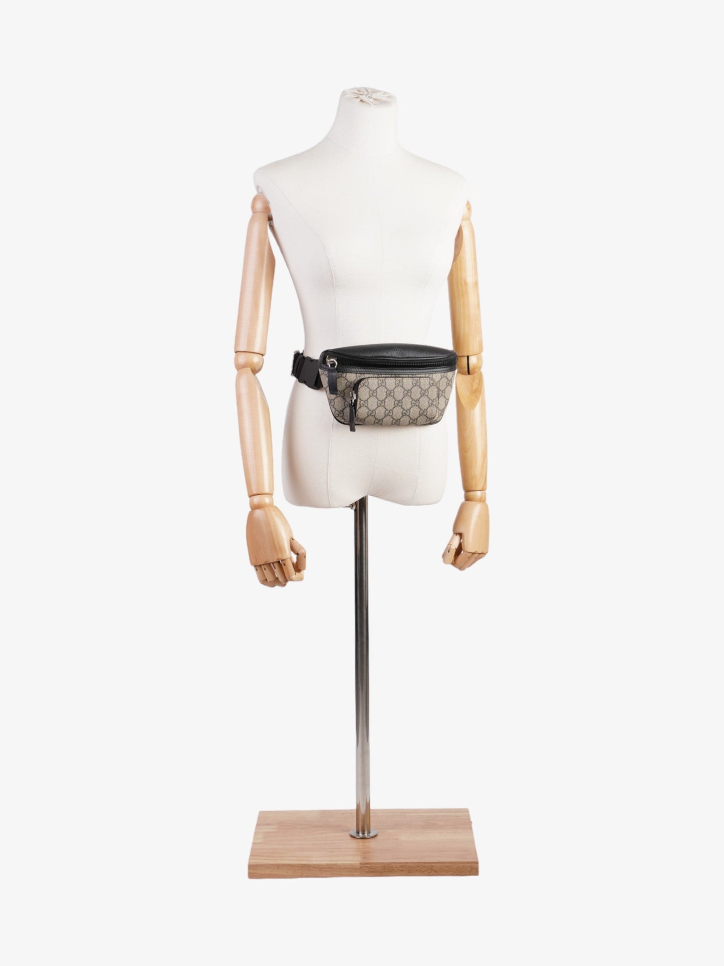 Gucci Eden Belt Bag Supreme Coated Canvas Black Accessory