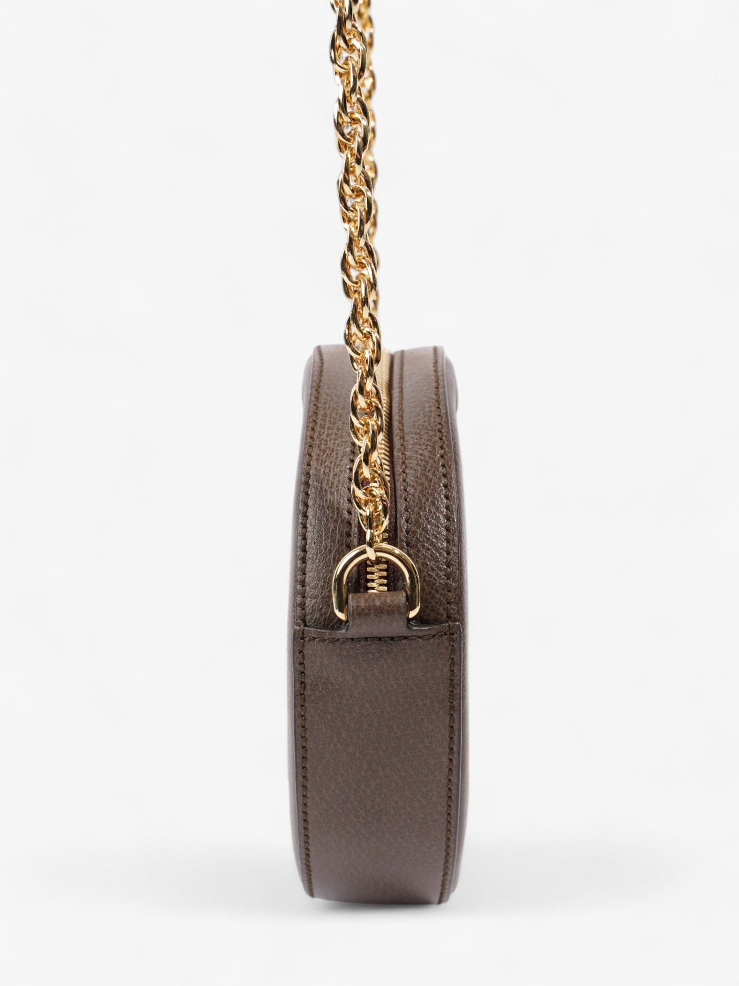 Gucci Ophidia Round Supreme Mini Crossbody Bag Canvas Red