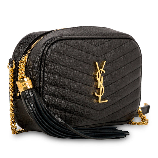 YSL Saint Laurent Lou Crossbody Bag Leather Mini Crossbody Bag 2