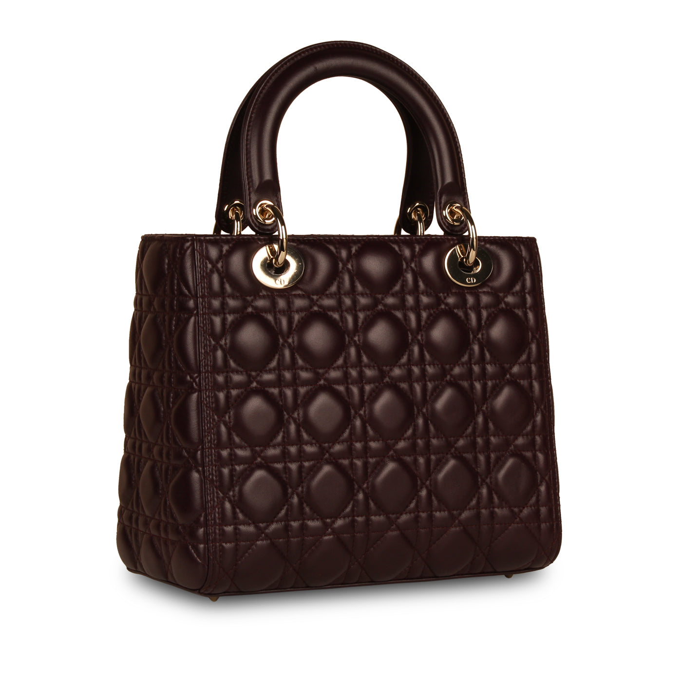 Dior Christian Lady Crossbody Bag Medium Immaculate Full Set