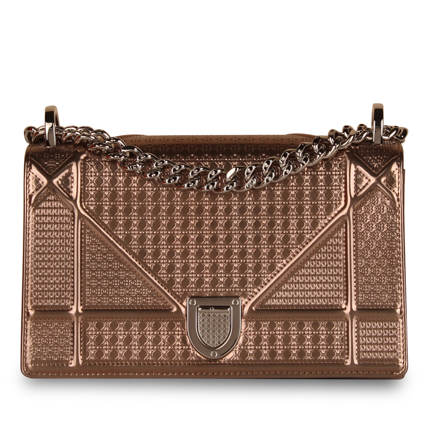 Dior Christian ama Rose Shoulder Bag Gold