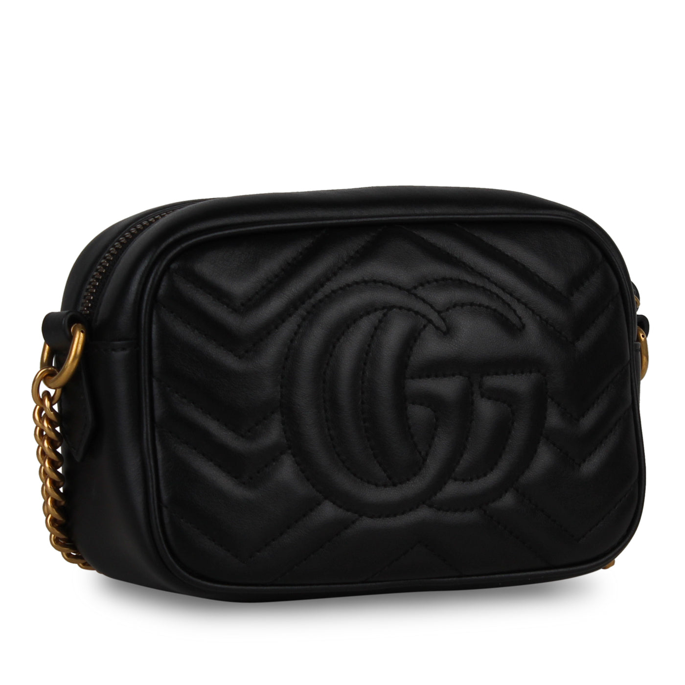 Gucci Marmont Shoulder Bag Black Mini Marmont Black