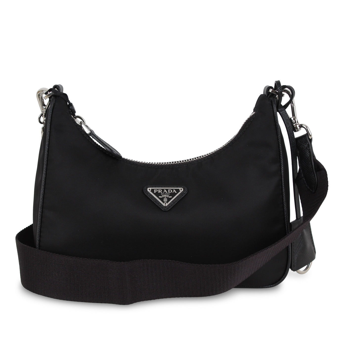 Prada Re Edition Shoulder Bag Nylon 2005 Black Nylon