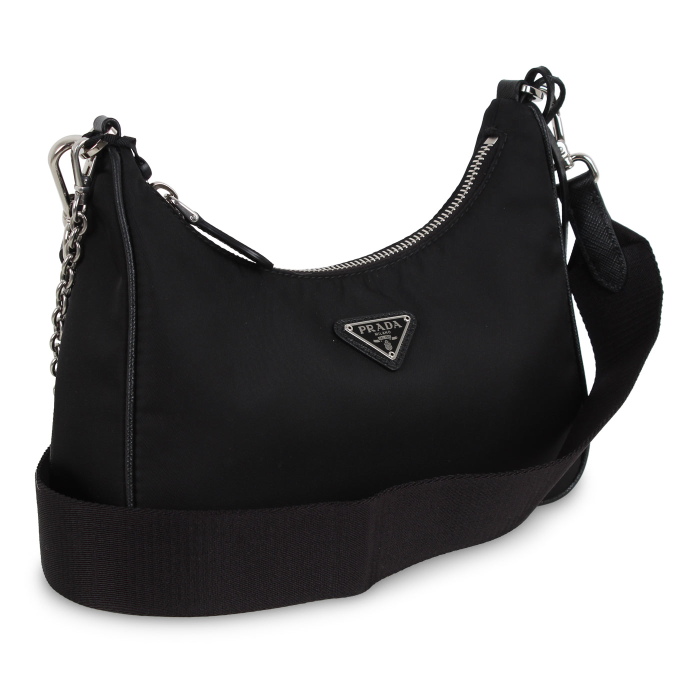 Prada Re Edition Shoulder Bag Nylon 2005 Black Nylon