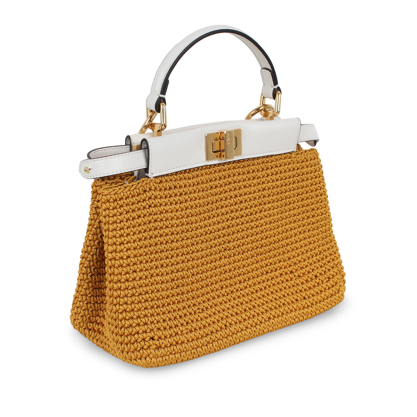 Fendi Peekaboo Crossbody Bag Mini Woven