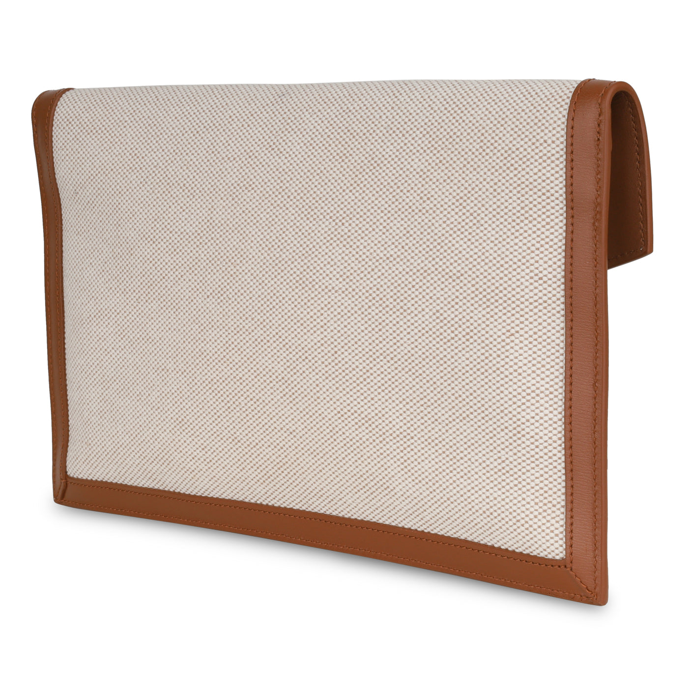 YSL Saint Laurent Uptown Pouch Clutch Bag Canvas