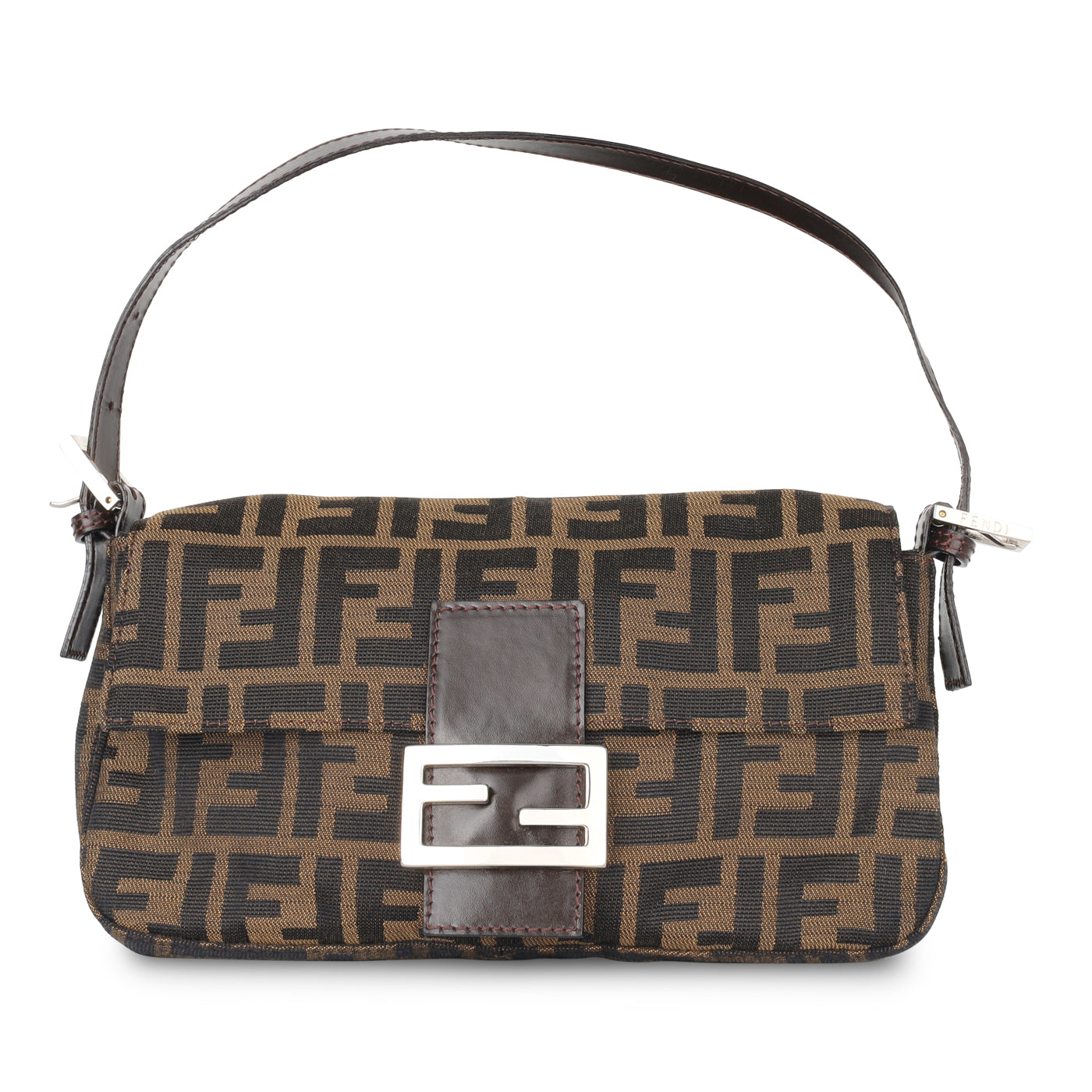 Fendi Baguette Bag Shoulder Bag Bag Zucca Canvas