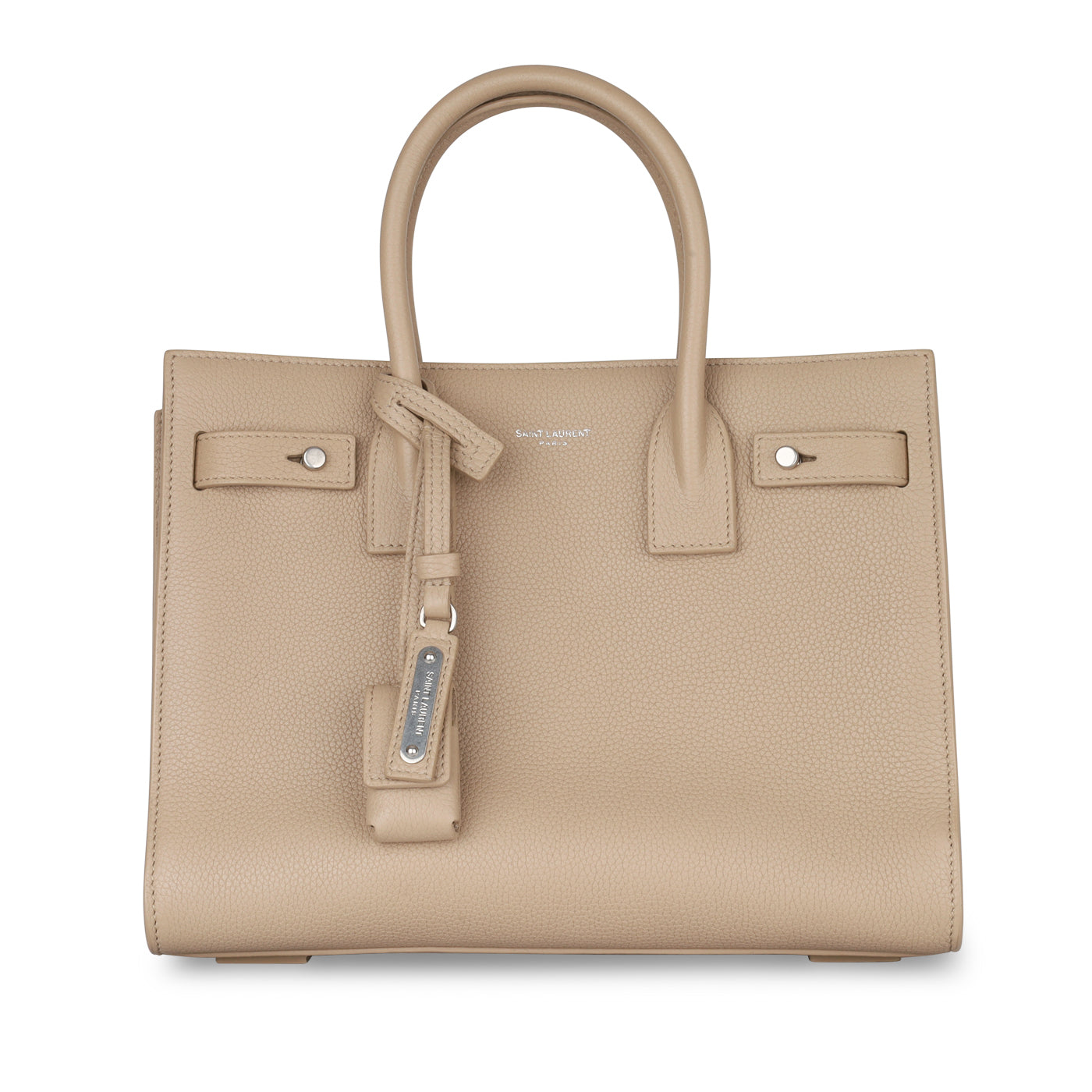 YSL Saint Laurent Sac De Jour Crossbody Bag Baby Beige Calfskin Shw
