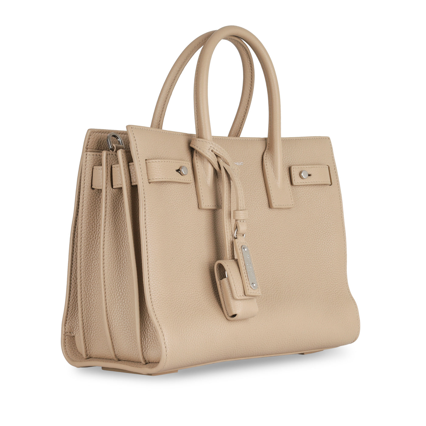 YSL Saint Laurent Sac De Jour Crossbody Bag Baby Beige Calfskin Shw