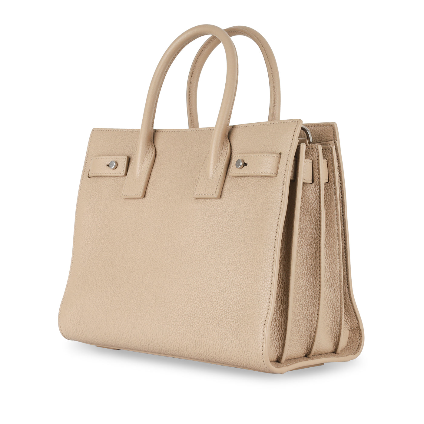 YSL Saint Laurent Sac De Jour Crossbody Bag Baby Beige Calfskin Shw