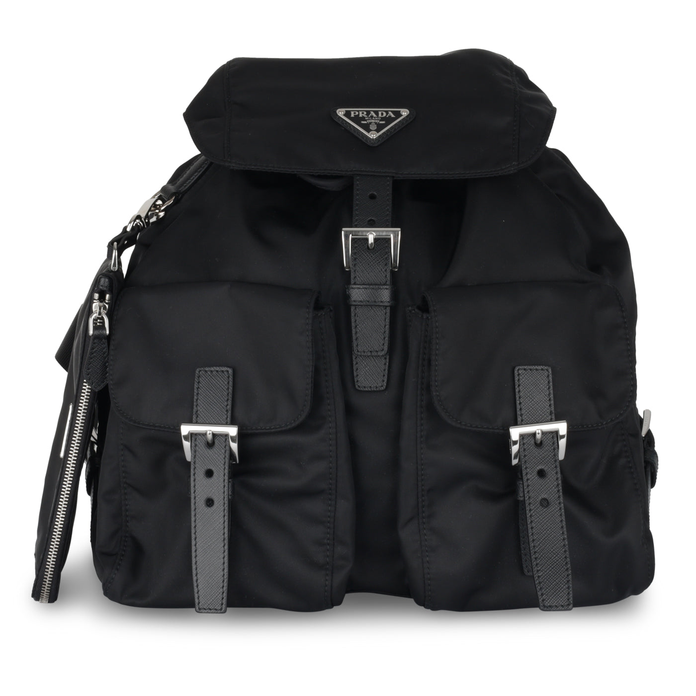 Prada Re Backpack Nylon Medium Backpack Black Nylon