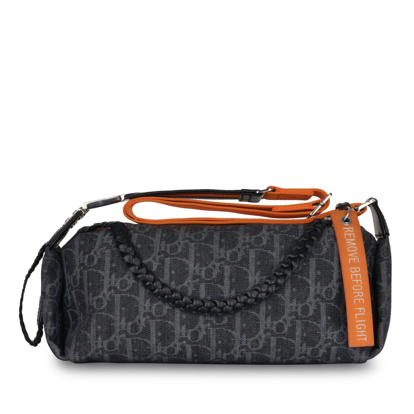 Dior Christian Flight Bag Denim Shoulder Bag
