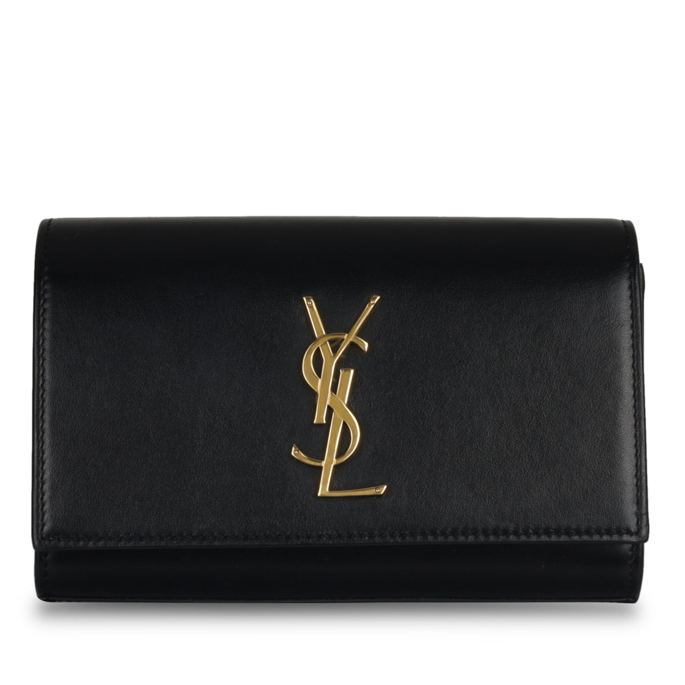 YSL Saint Laurent Kate Belt Bag Black Lambskin Ghw