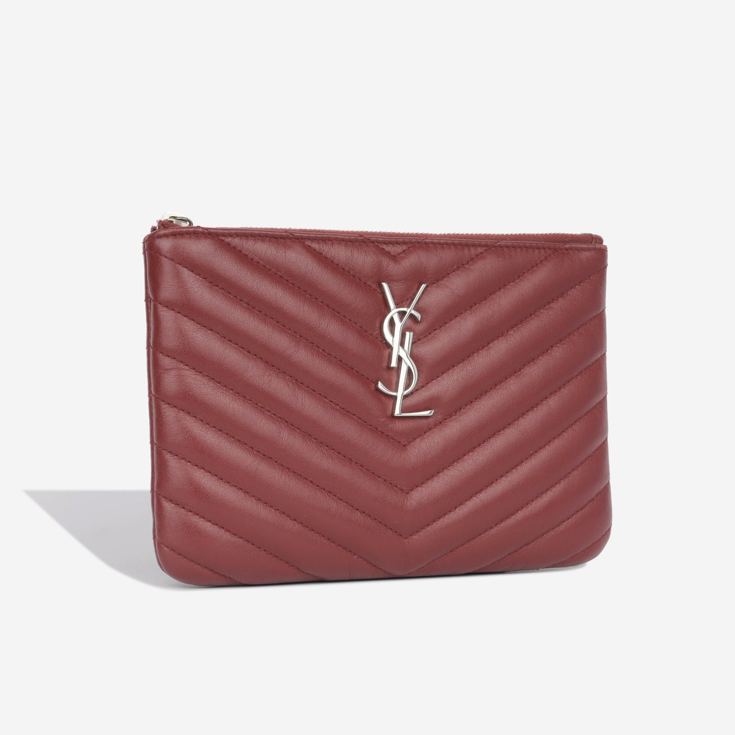YSL Saint Laurent College Pouch Clutch Bag