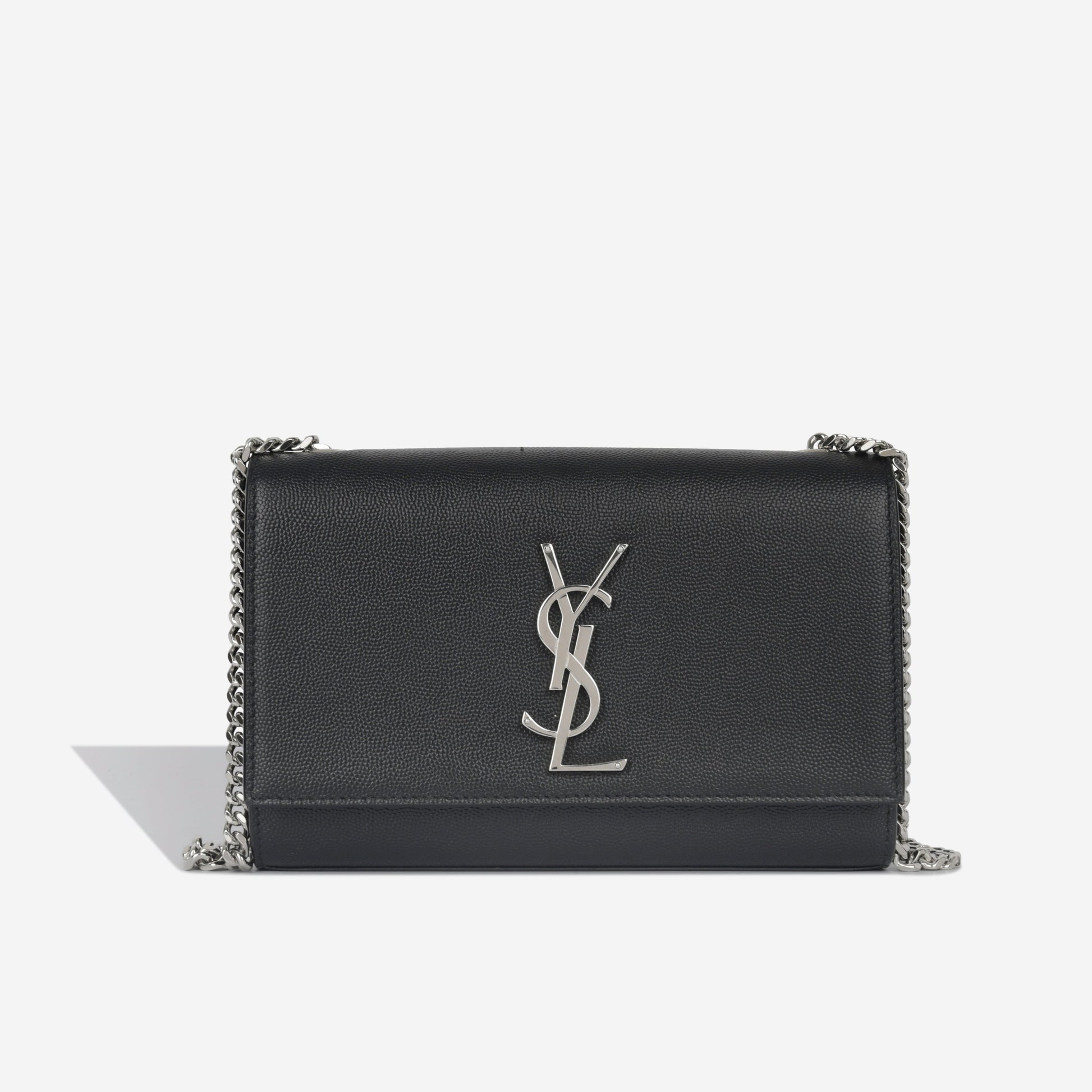YSL Saint Laurent Kate Bag Small Crossbody Bag Silver Nightout Crossbody