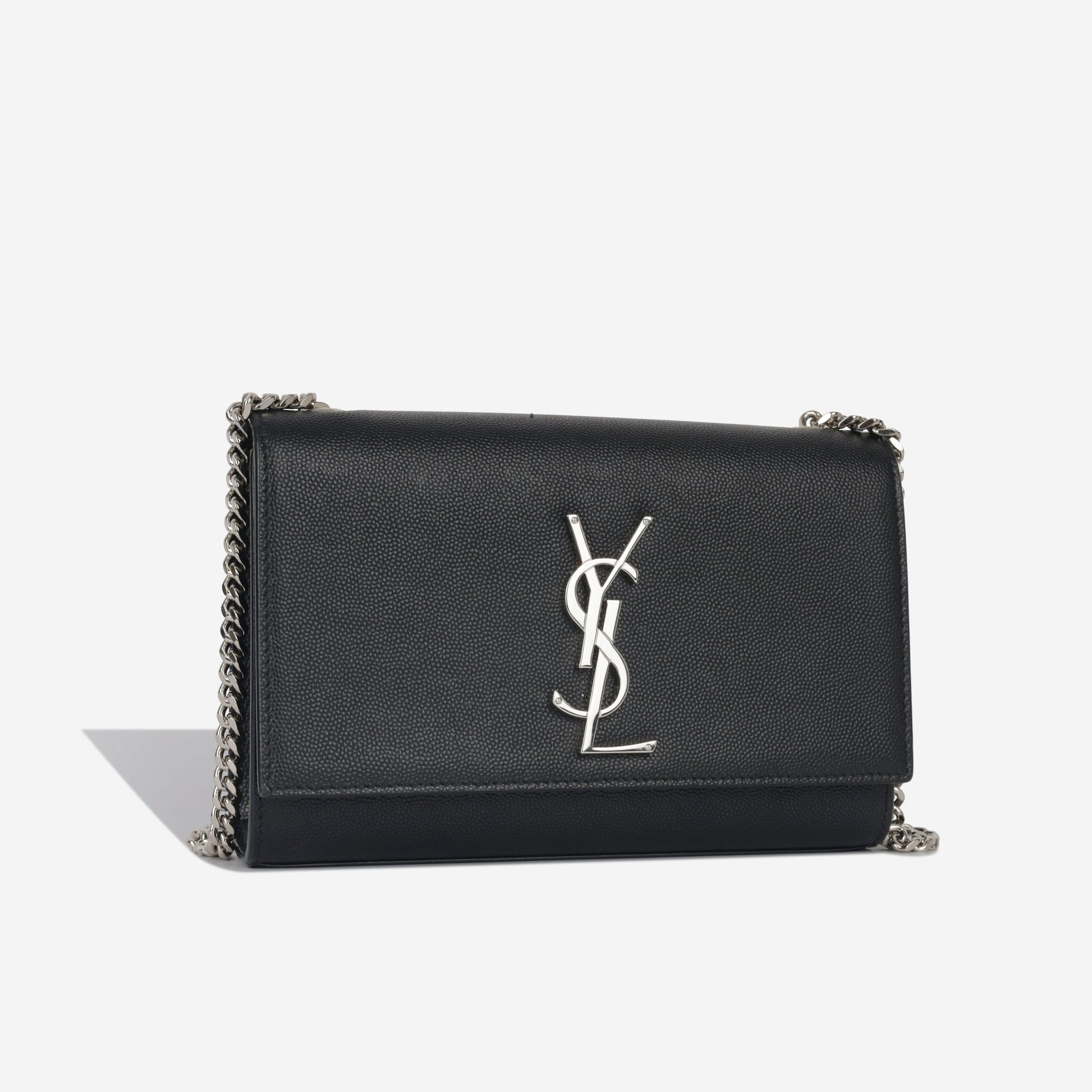 YSL Saint Laurent Kate Bag Small Crossbody Bag Silver Nightout Crossbody