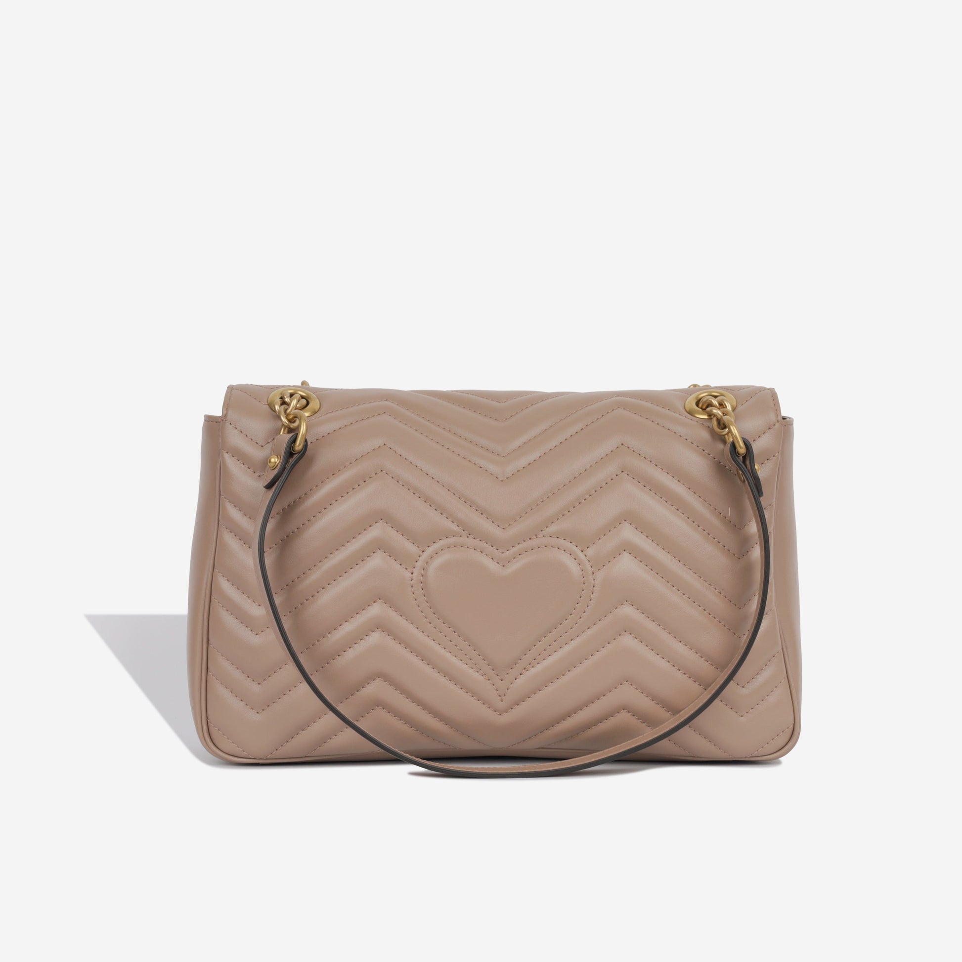 Gucci Marmont Shoulder Bag Medium Pink Ghw