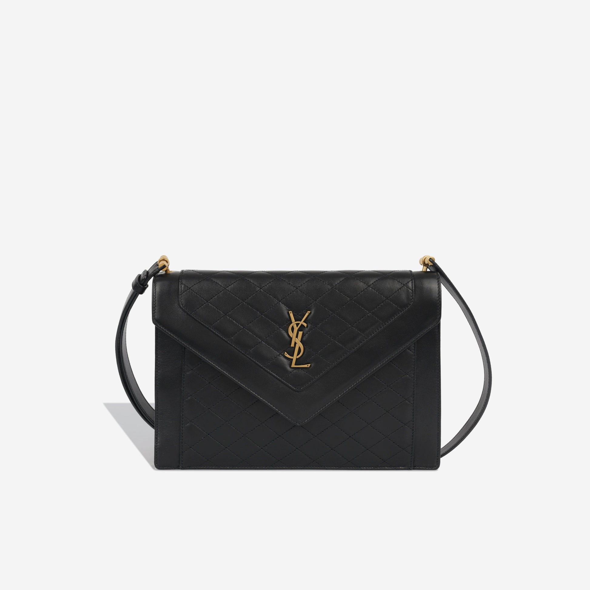 YSL Saint Laurent Gaby Satchel Satchel Bag Ghw Gold Hardware