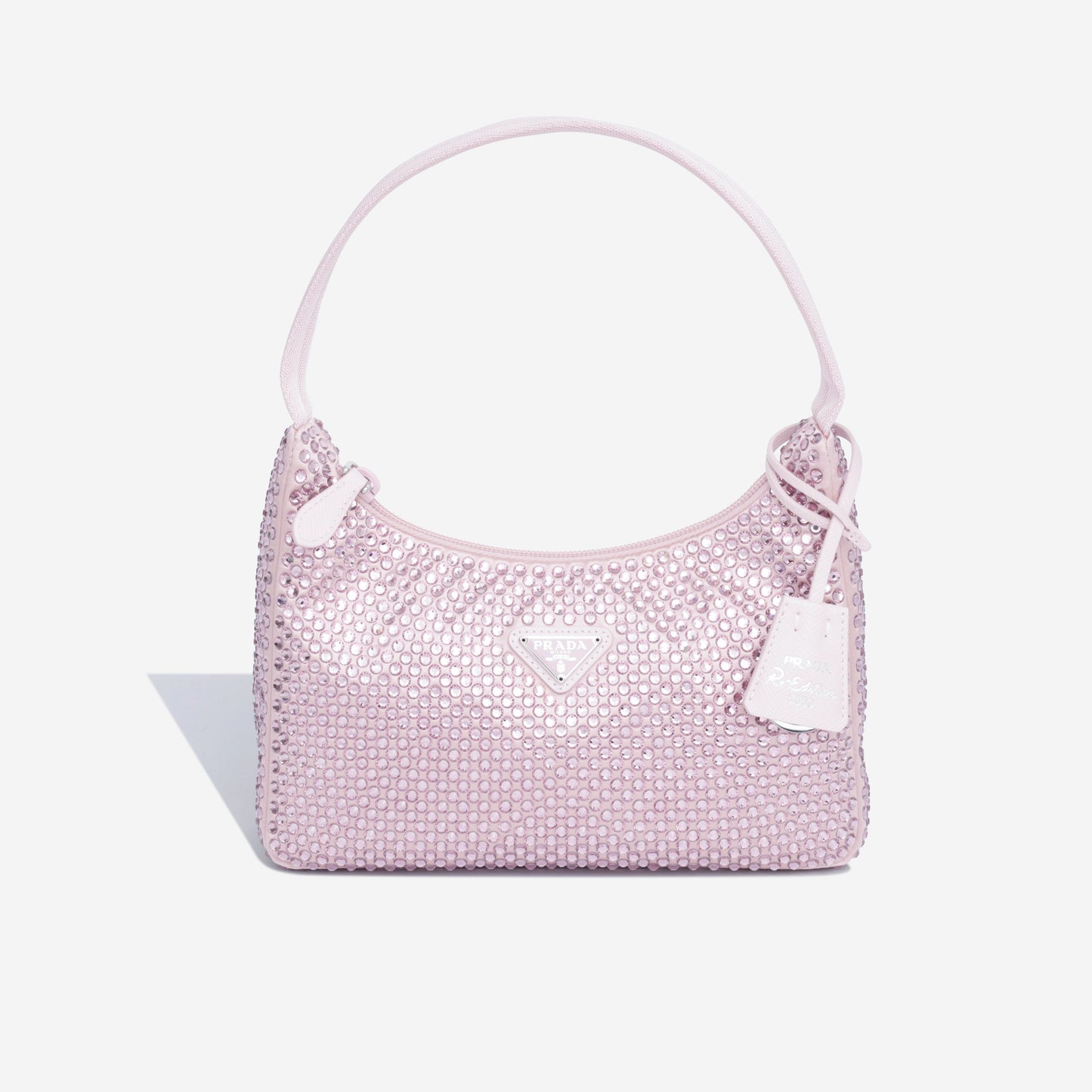 Prada Bag With Crystals Satin Mini Shoulder Bag Baby Diamonte Crystal