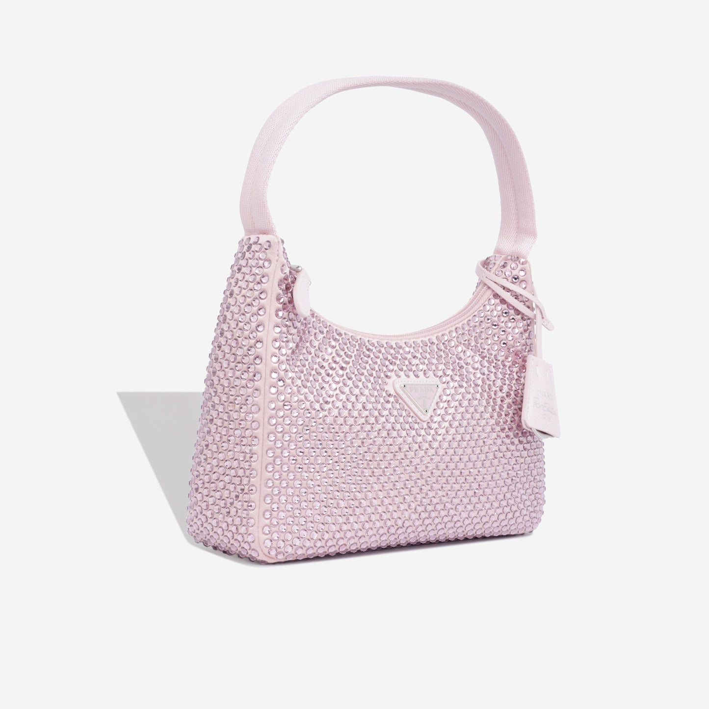Prada Bag With Crystals Satin Mini Shoulder Bag Baby Diamonte Crystal