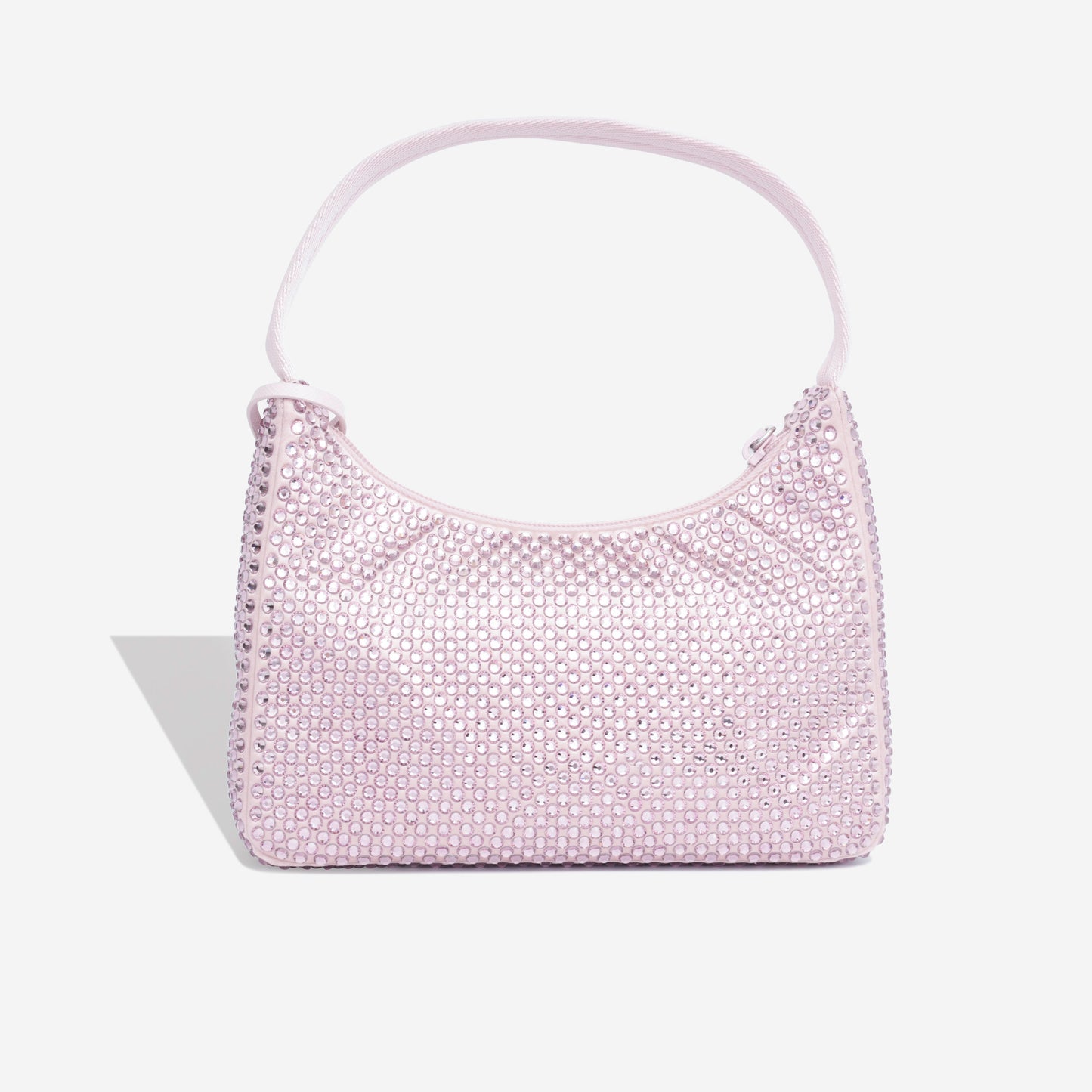 Prada Bag With Crystals Satin Mini Shoulder Bag Baby Diamonte Crystal