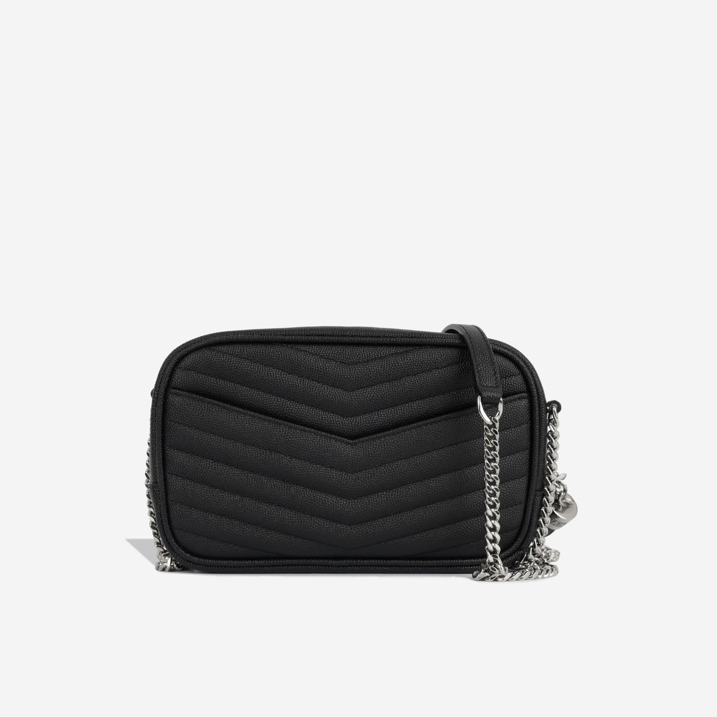 YSL Saint Laurent Lou Camera Bag Mini Crossbody Bag Grained Leather Shw