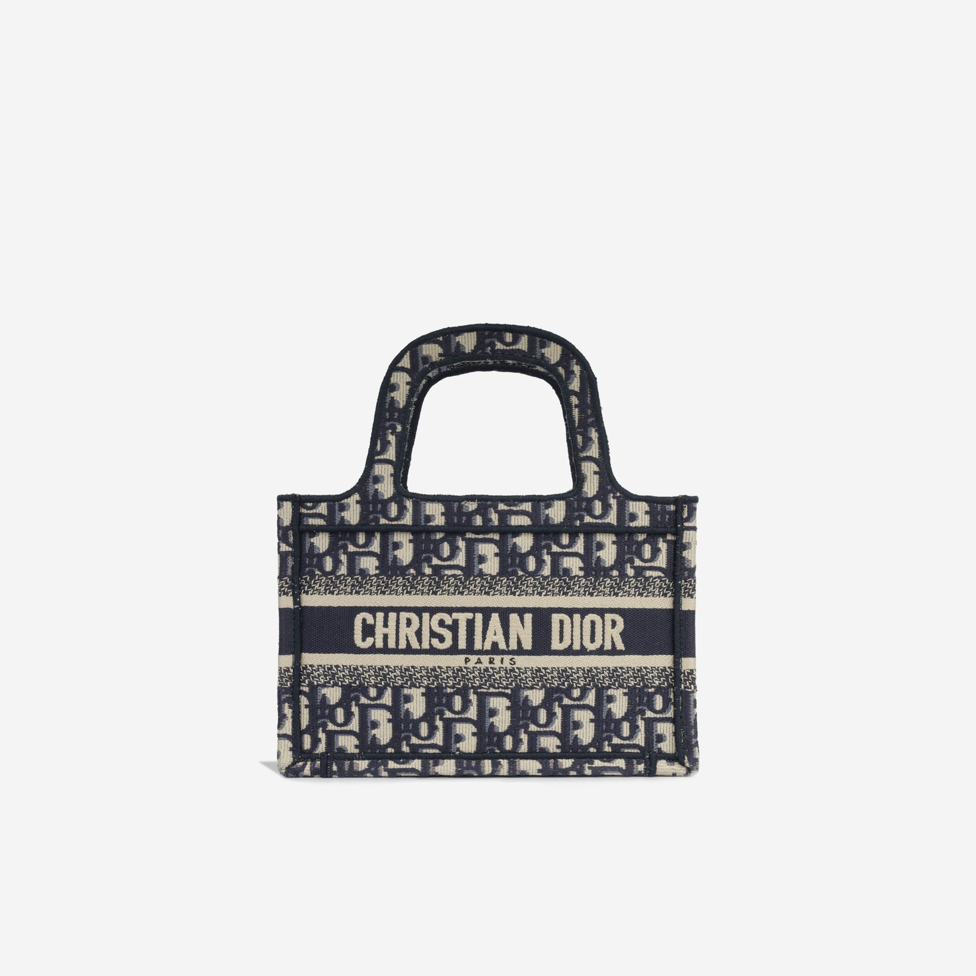 Dior Christian Book Tote Mini Tote Bag Oblique Embroidery 2019