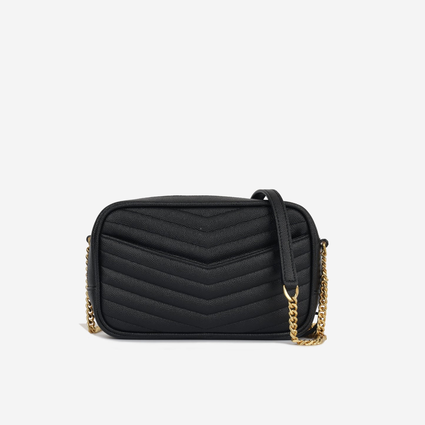 YSL Saint Laurent Lou Camera Bag Mini Crossbody Bag Grained Ghw Very