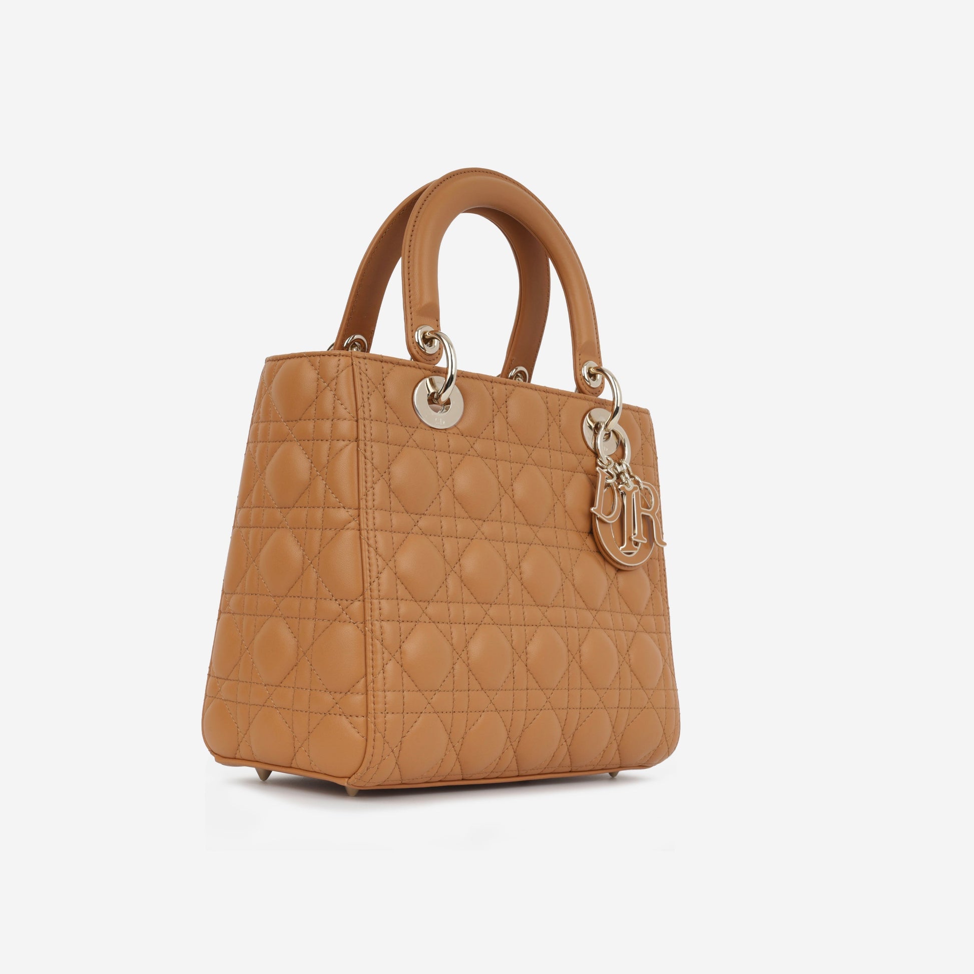 Dior Christian Lady Crossbody Bag Medium Cghw 2021 Excellent