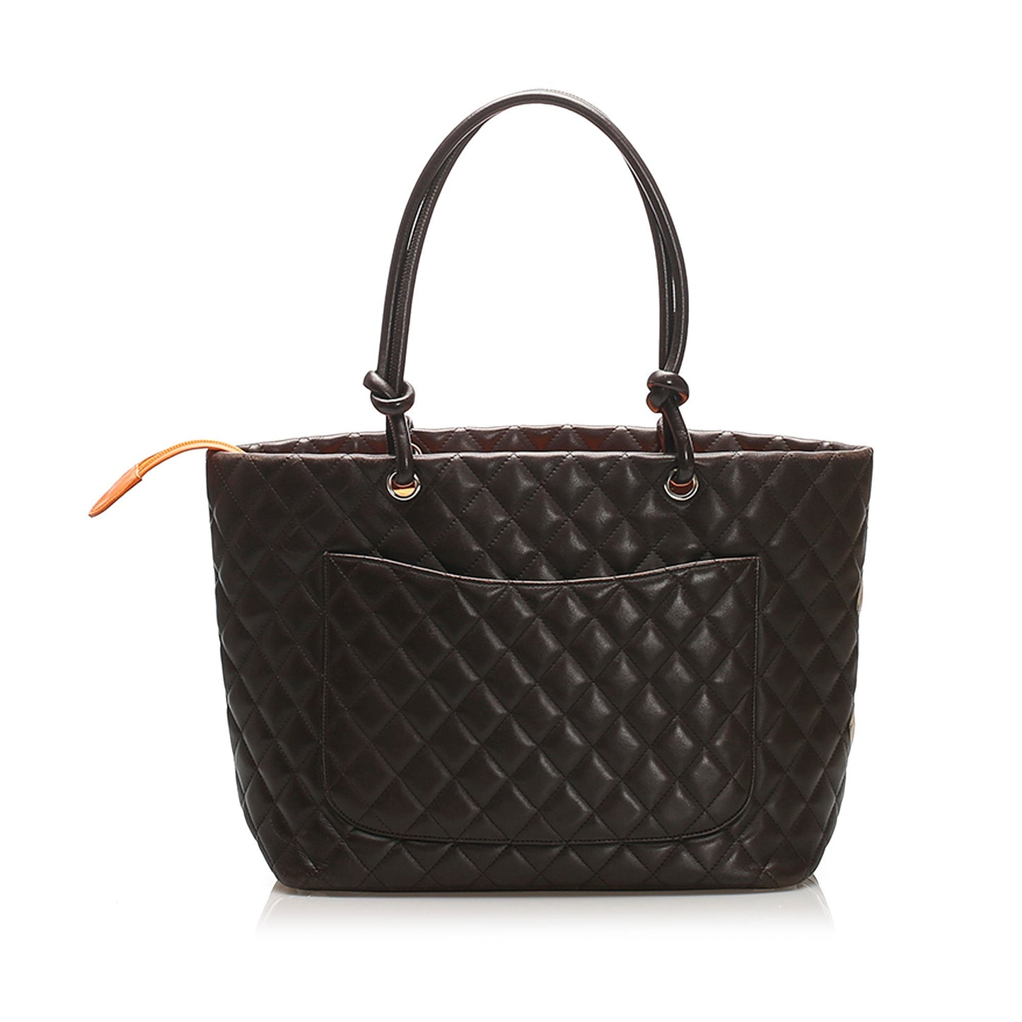 Chanel Cambon Ligne Tote Brown Medium Tote Bag