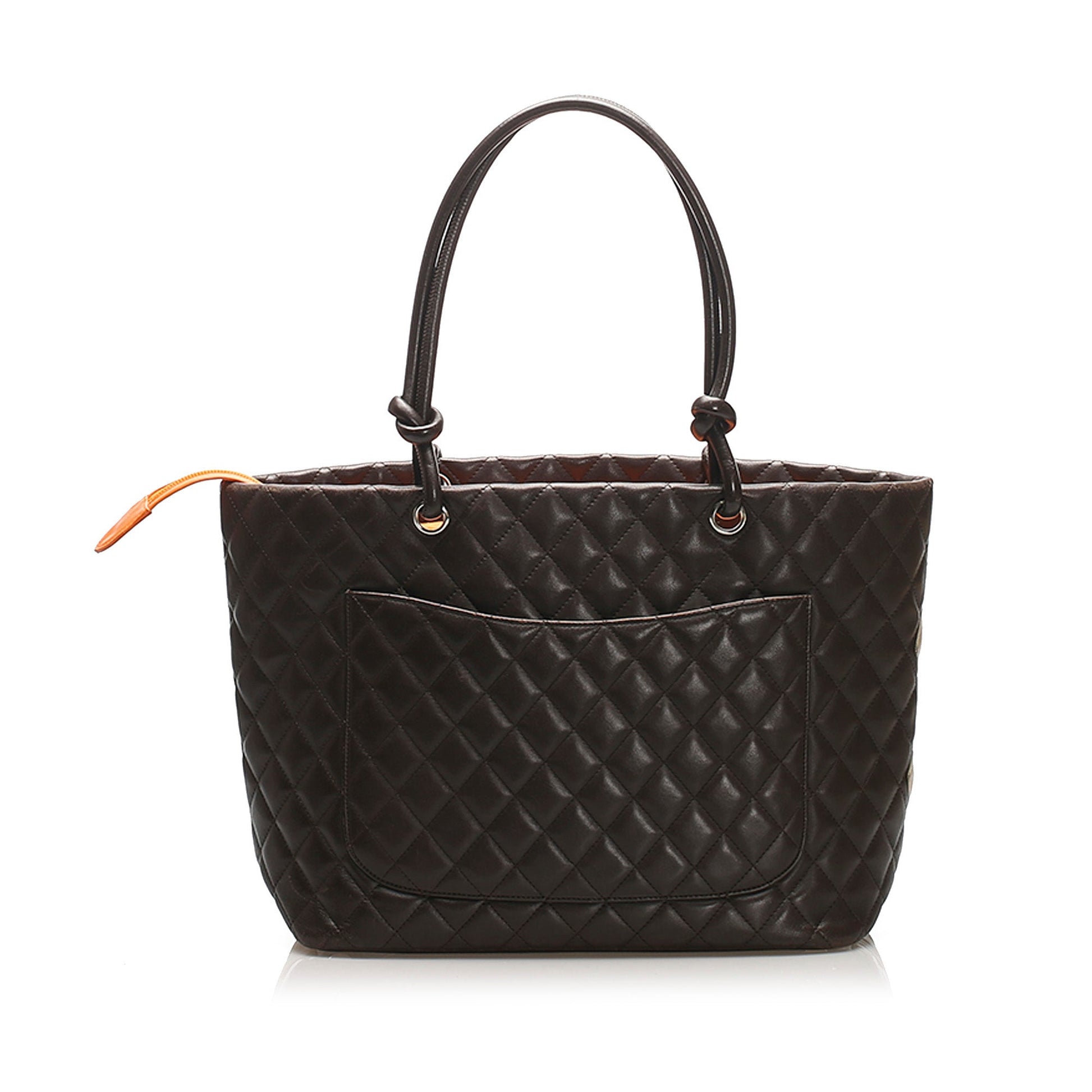 Chanel Cambon Ligne Tote Brown Medium Tote Bag