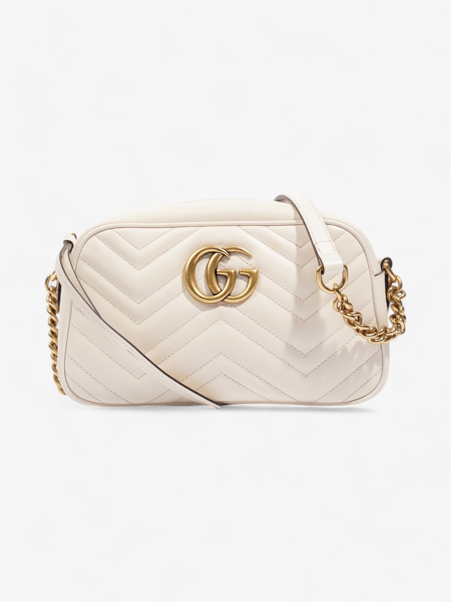 Gucci Marmont Zip Small Shoulder Bag Leather Matelasse Small 1