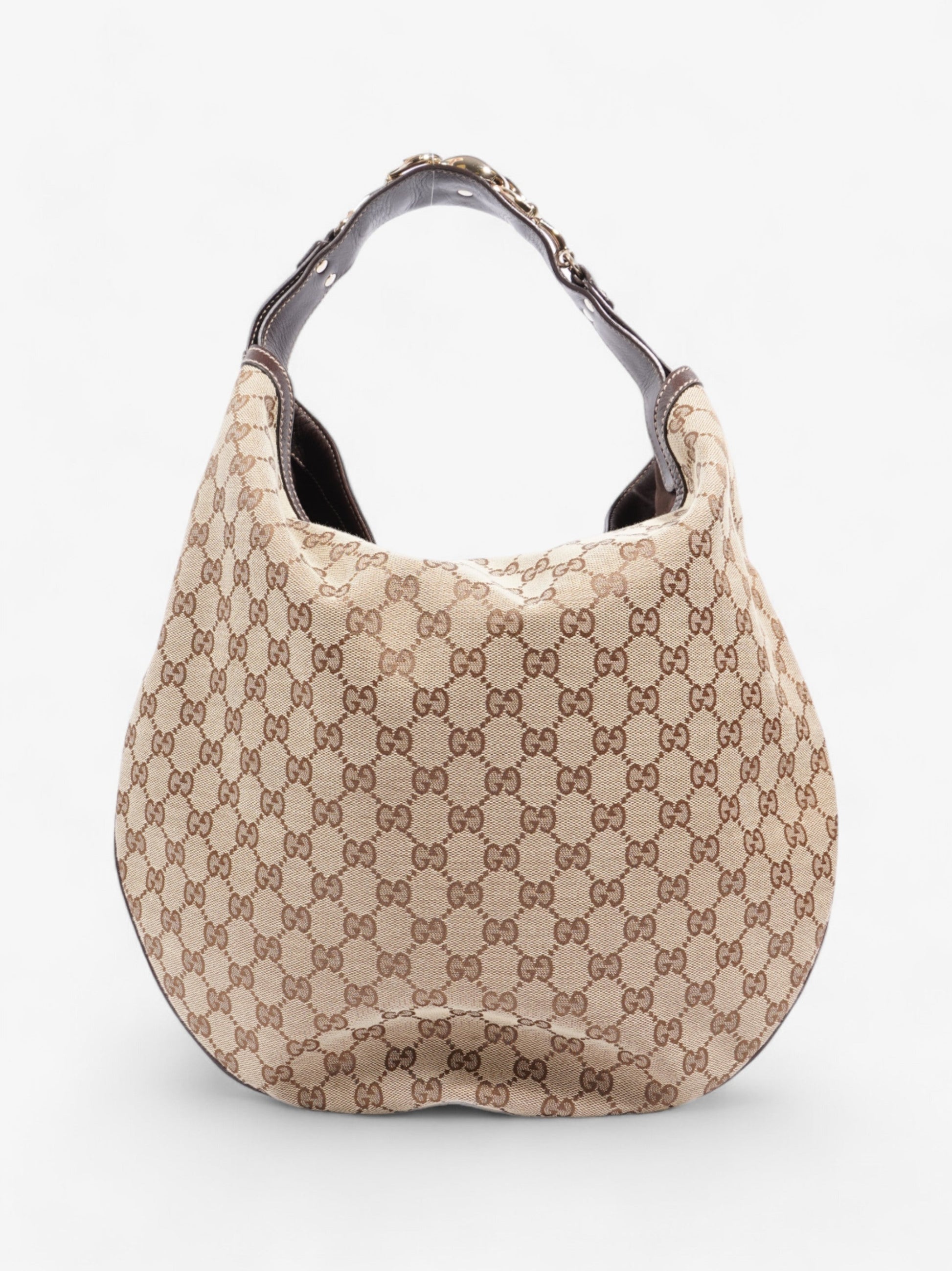 Gucci Hobo And Ebony Supreme Canvas Brown Shoulder Bag