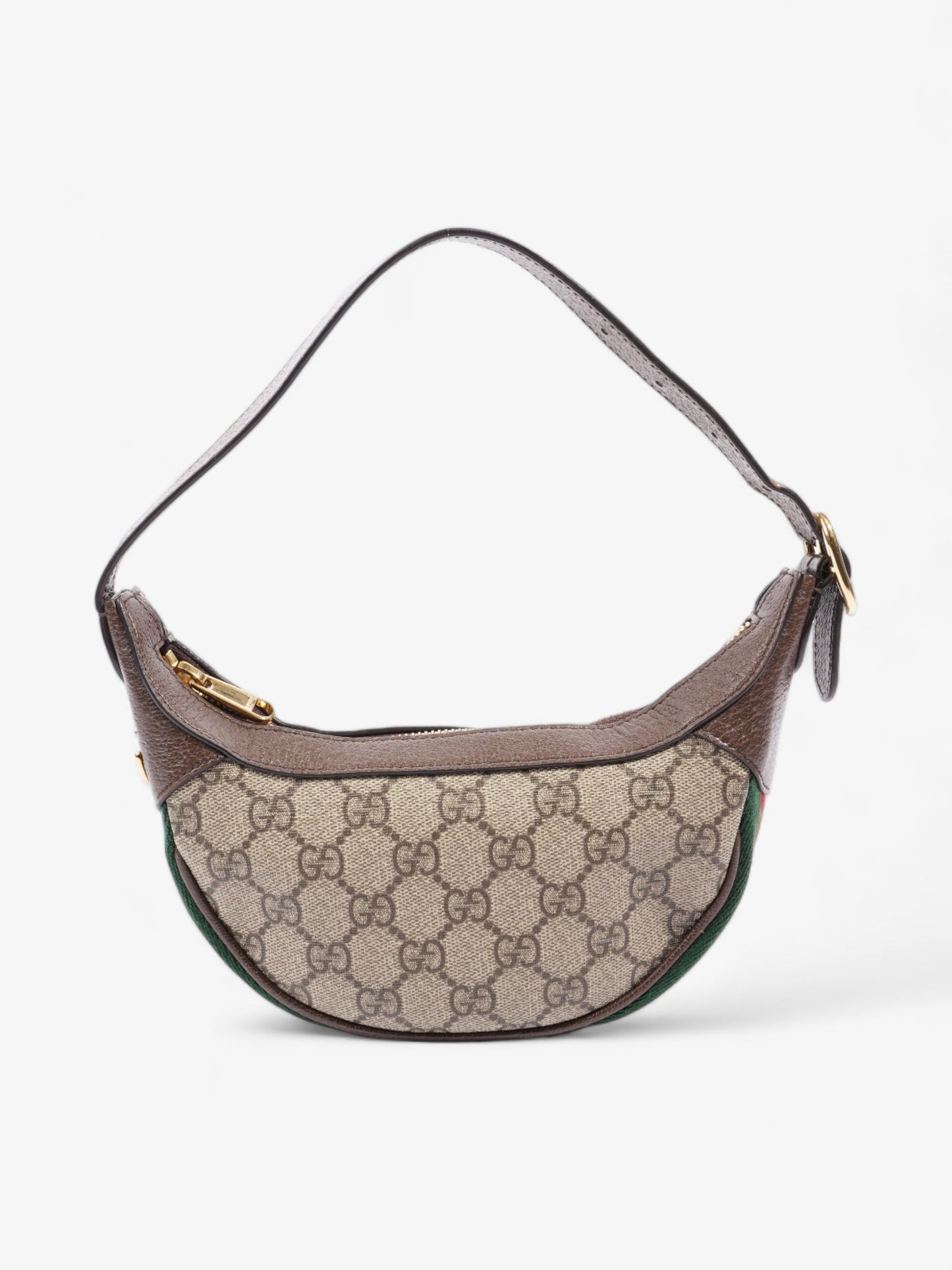 Gucci Ophidia Supreme Coated Mini Shoulder Bag Canvas Red